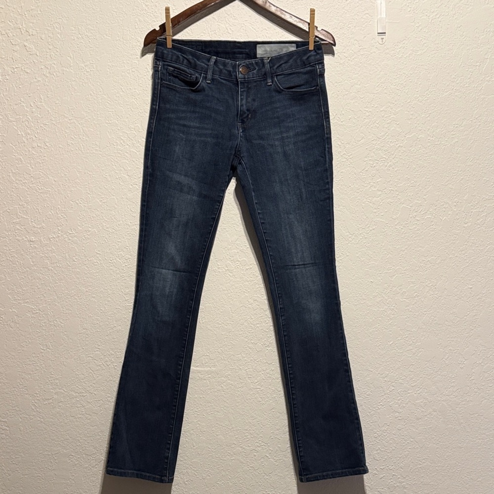Treasure & Bond Dark Wash Blue Straight Leg Jeans Size 28 Women’s Denim Casual